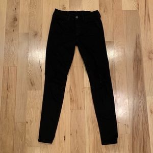 AE Black Next Level Stretch Jeggings Long